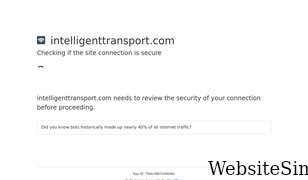 intelligenttransport.com Screenshot