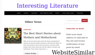 interestingliterature.com Screenshot