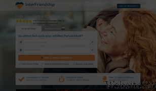 interfriendship.de Screenshot