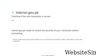 interior.gov.pk Screenshot