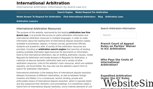 international-arbitration-attorney.com Screenshot