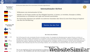 international-iq-test.com Screenshot