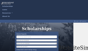 internationalscholarships.com Screenshot