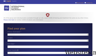 internationalstudentinsurance.com Screenshot