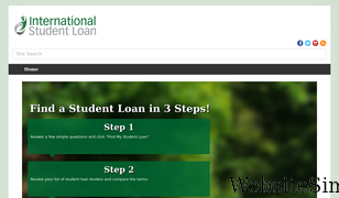 internationalstudentloan.com Screenshot