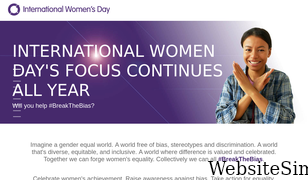internationalwomensday.com Screenshot