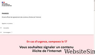 internet-signalement.gouv.fr Screenshot