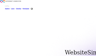 internetcomputer.org Screenshot