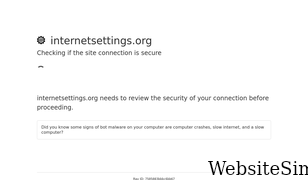 internetsettings.org Screenshot