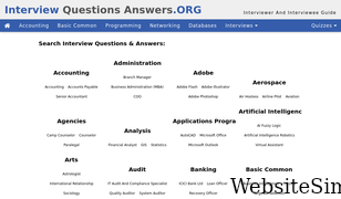 interviewquestionsanswers.org Screenshot