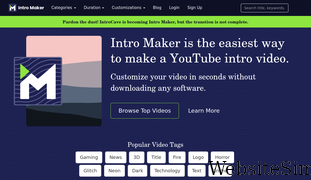 intromaker.com Screenshot