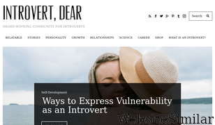 introvertdear.com Screenshot