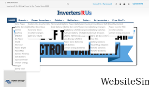 invertersrus.com Screenshot