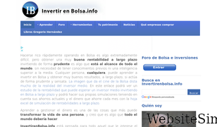 invertirenbolsa.info Screenshot