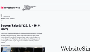investicniweb.cz Screenshot