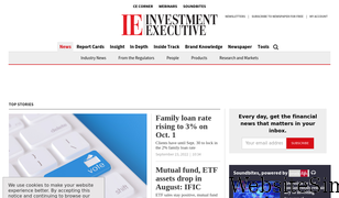 investmentexecutive.com Screenshot