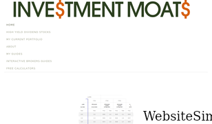 investmentmoats.com Screenshot