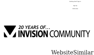 invisioncommunity.com Screenshot
