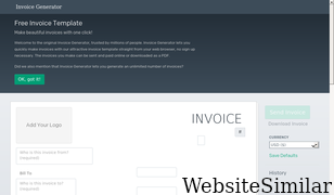 invoice-generator.com Screenshot