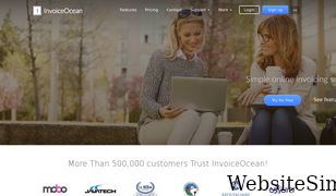 invoiceocean.com Screenshot