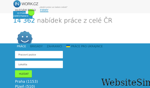 inwork.cz Screenshot