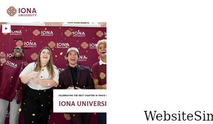 iona.edu Screenshot