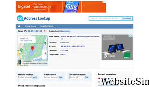 ip-address-lookup-v4.com Screenshot