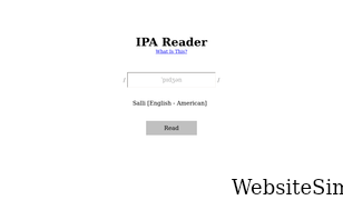 ipa-reader.xyz Screenshot