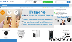 ipcam-shop.nl Screenshot