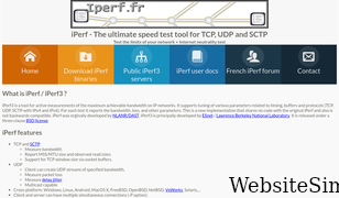 iperf.fr Screenshot