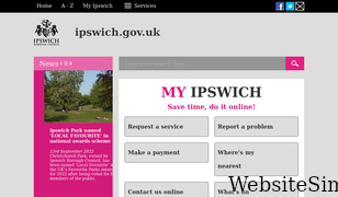 ipswich.gov.uk Screenshot