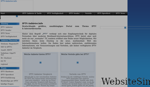 iptv-anbieter.info Screenshot
