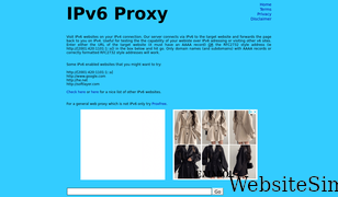 ipv6proxy.net Screenshot