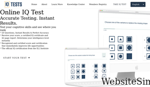 iq-tests.org Screenshot