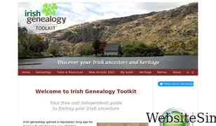 irish-genealogy-toolkit.com Screenshot