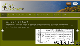 irishgenealogy.ie Screenshot