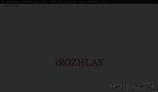 irozhlas.cz Screenshot
