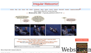 irregularwebcomic.net Screenshot