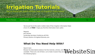 irrigationtutorials.com Screenshot