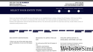 irs-ein-tax-id.com Screenshot
