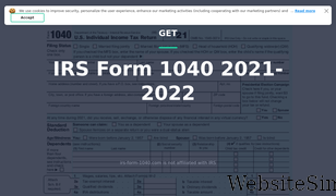 irs-form-1040.com Screenshot