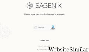 isagenix.com Screenshot