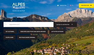 isere-tourisme.com Screenshot