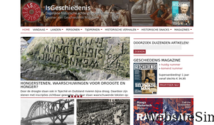 isgeschiedenis.nl Screenshot