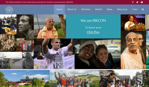 iskcon.org Screenshot
