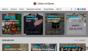 islamandquran.org Screenshot