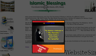 islamicblessings.com Screenshot