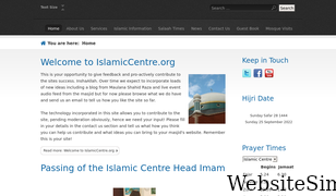 islamiccentre.org Screenshot
