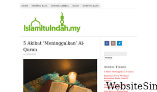 islamituindah.my Screenshot