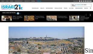 israel21c.org Screenshot